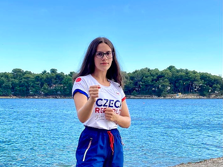 Alice Jana Kirschnerová na K1 Youth league Poreč 2021